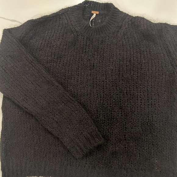 Free People- Alpaca Cable Knit Pull Over Sweater-Super Soft Women’s Size XS - Picture 5 of 7